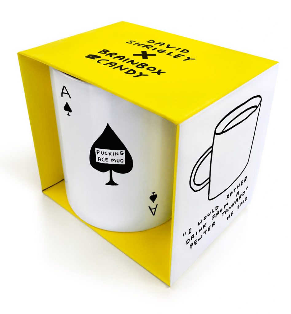 David Shrigley Boxed Mug – Fucking Ace