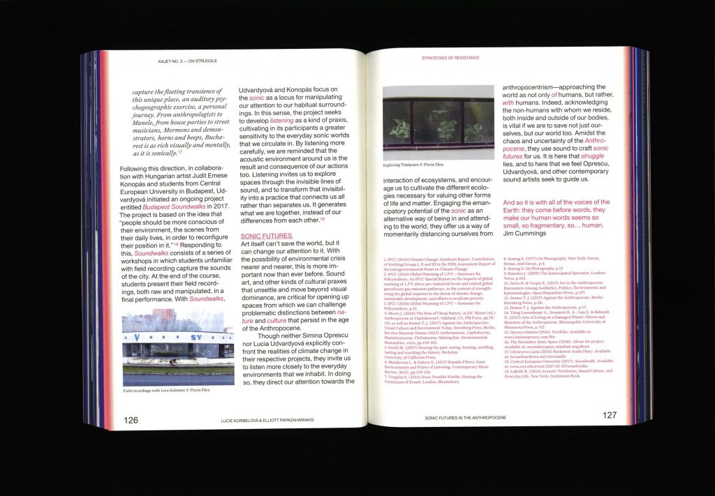 Kajet Journal, Issue 3 – On Struggle