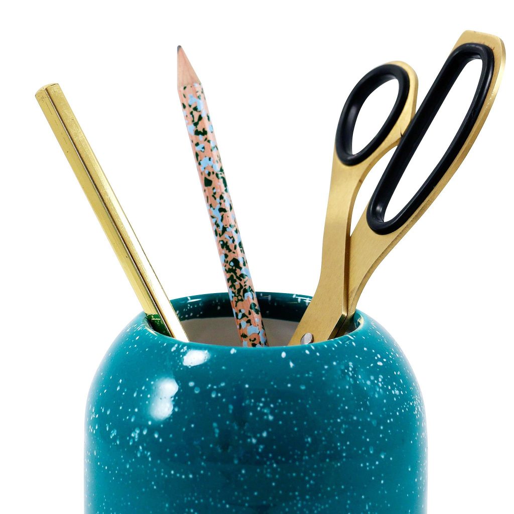 Studio Arhoj  – Pen Pot (Speckled Emerald)