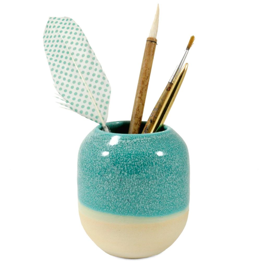 Studio Arhoj  – Pen Pot (Mint Leopard)