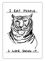 David Shrigley A6 Notebook - I Eat People