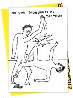 David Shrigley Greetings Card - Tortoise