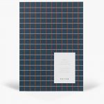 Notem – Vita Notebook (Dark Blue Grid, Medium Size)