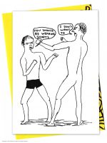 David Shrigley Greetings Card - Wear Shorts