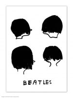 David Shrigley Postcard - Beatles