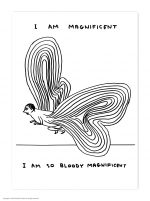 David Shrigley Postcard - I Am Magnificent