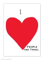 David Shrigley Postcard - I Love People