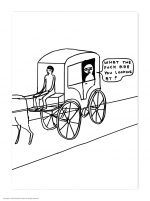 David Shrigley Postcard - What You Looking At