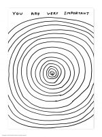 David Shrigley Postcard - Very Important