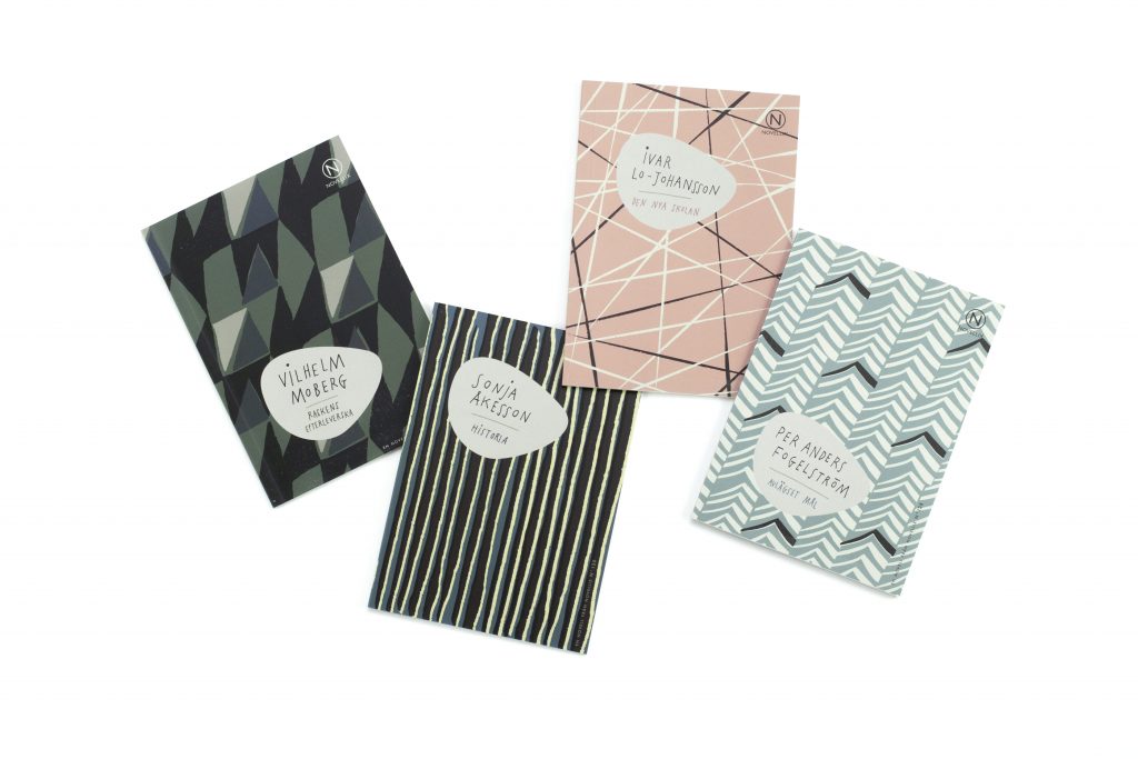 Presentask med fyra svenska klassiker (Ask 3)