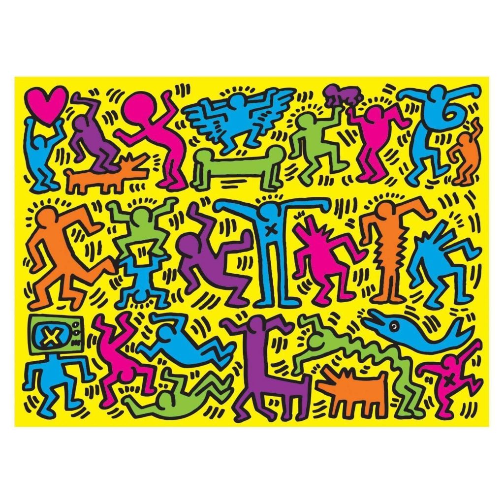 Keith Haring 2-Sided 500 Piece Puzzle