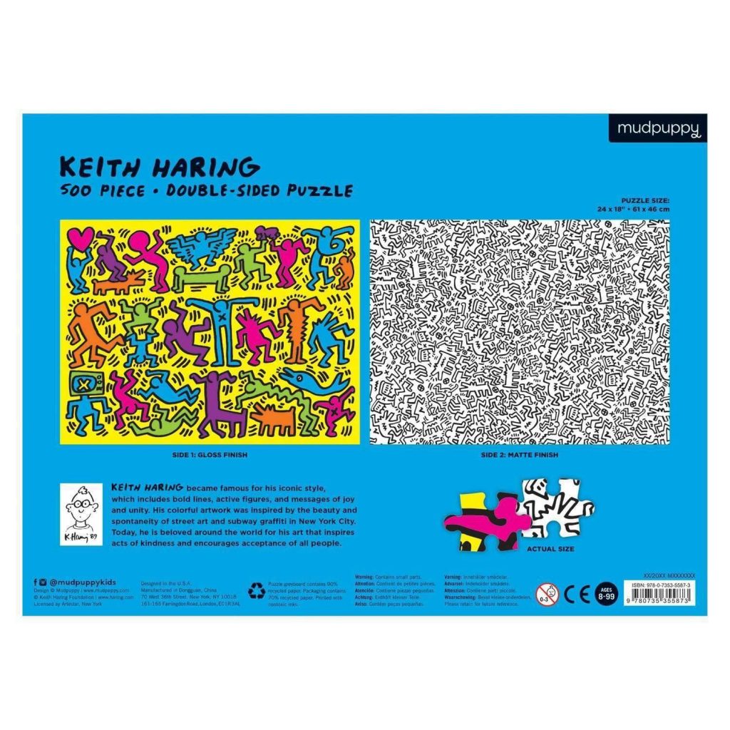 Keith Haring 2-Sided 500 Piece Puzzle