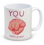 David Shrigley Boxed Mug - You Are Irrelevant