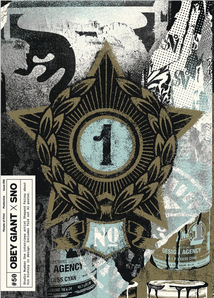 Posterzine, Issue 50 | OBEY GIANT x SNO