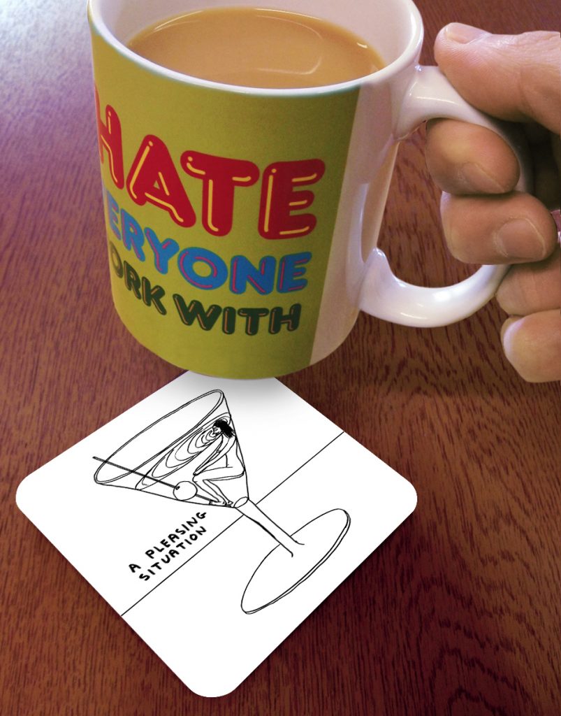 David Shrigley Coaster – A Pleasing Situation