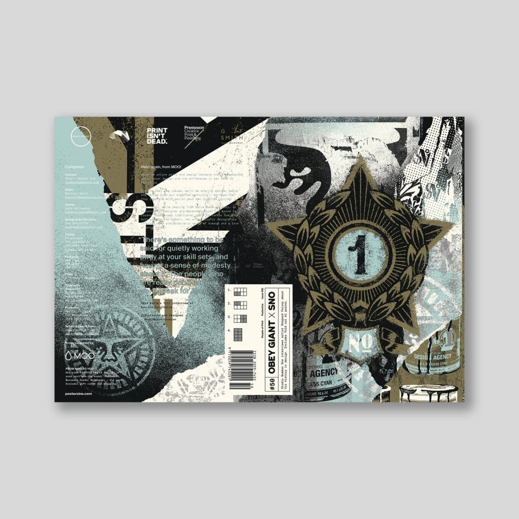 Posterzine, Issue 50 | OBEY GIANT x SNO