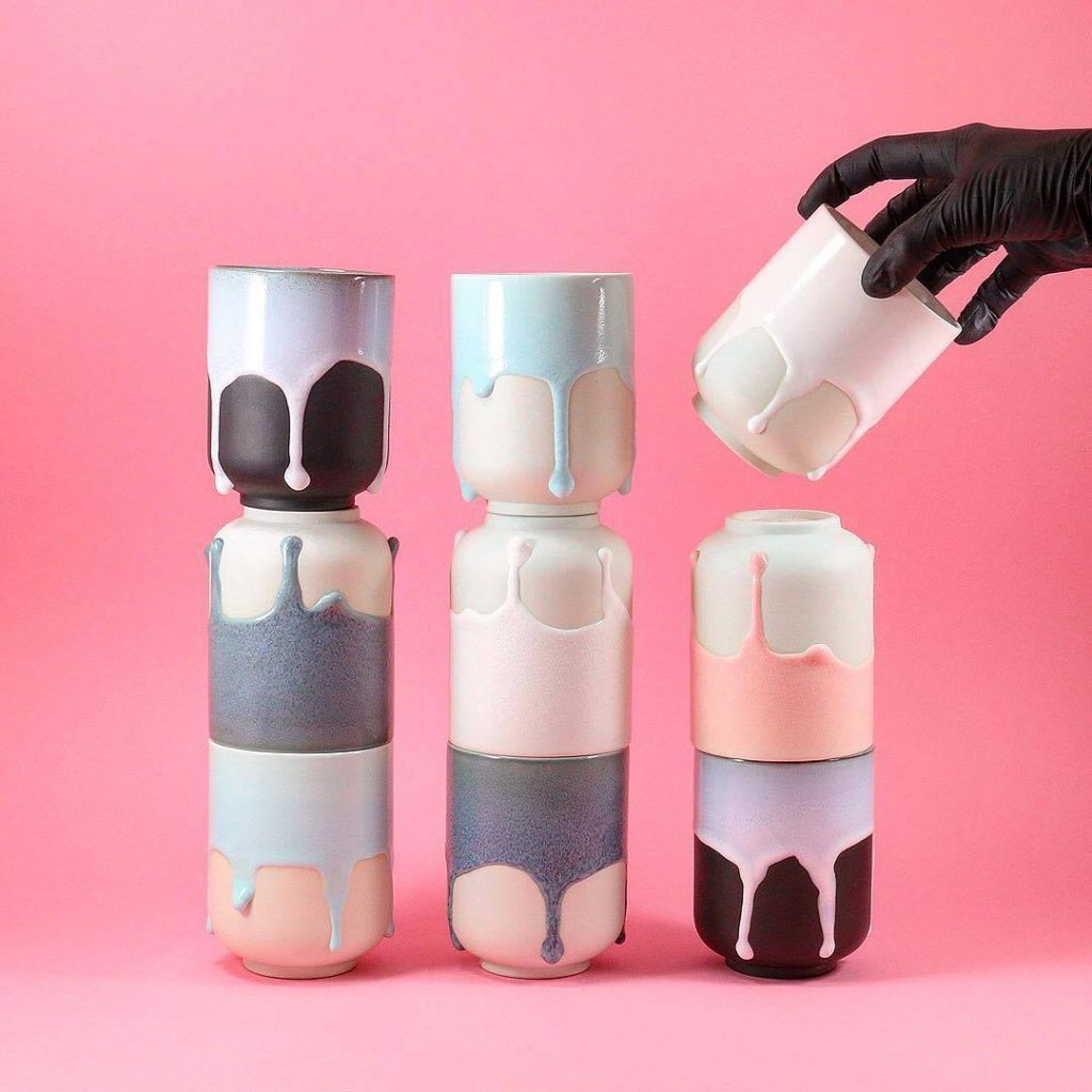 Studio Arhoj – Melting Mug (Olive)