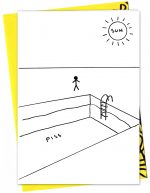 David Shrigley Greetings Card - Piss Pool