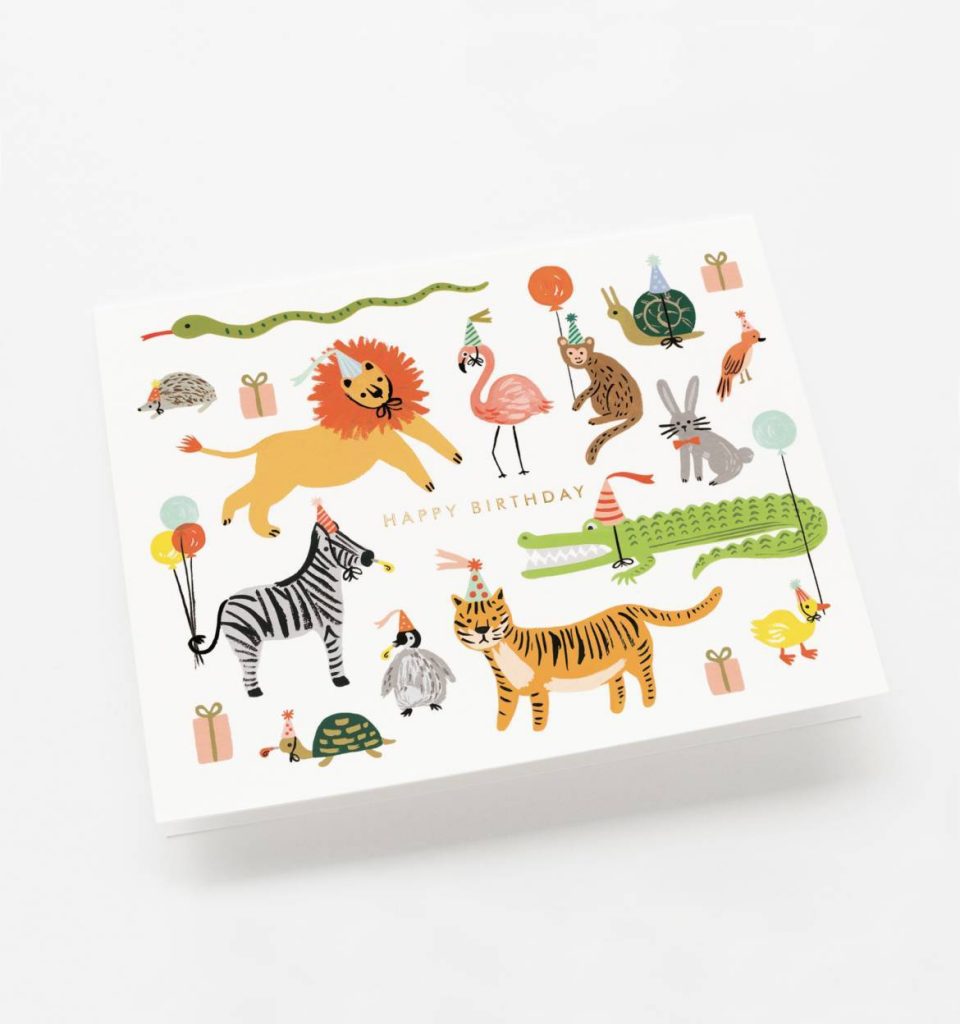 Rifle Paper Co. - Party Animals (Card + Envelope)
