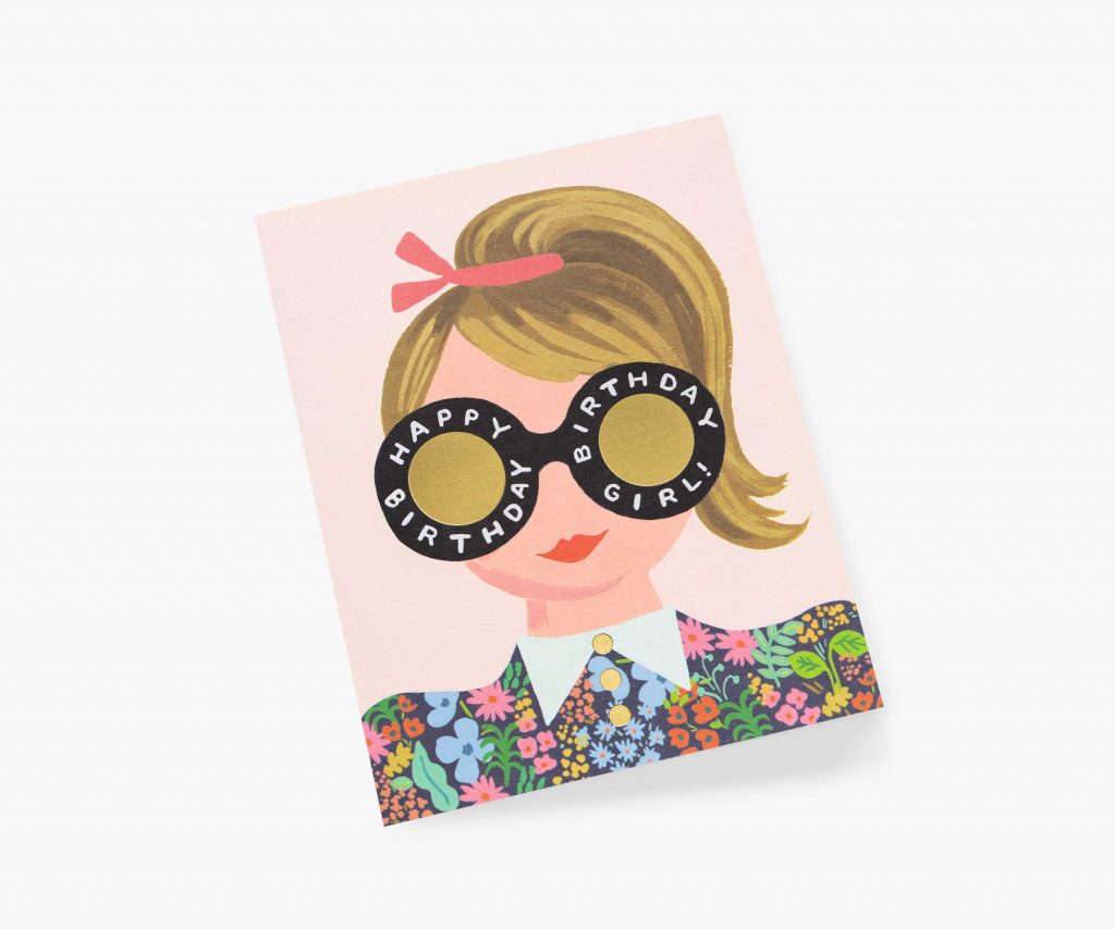 Rifle Paper Co.  – Meadow Birthday Girl (Card + Envelope)