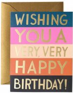 Color Block Birthday Card