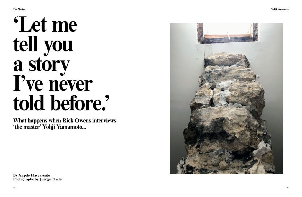 System, Issue 14 – Yohji Yamamoto