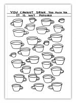 David Shrigley A6 Notebook - Drink Too Much Tea