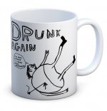 David Shrigley Boxed Mug - Drunk Again