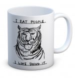 David Shrigley Boxed Mug - I Eat People