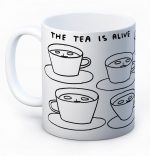David Shrigley Boxed Mug - The Tea Is Alive