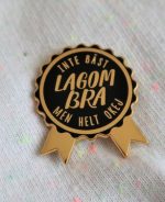 Polly Rocket Pin - Black 'Lagom bra’