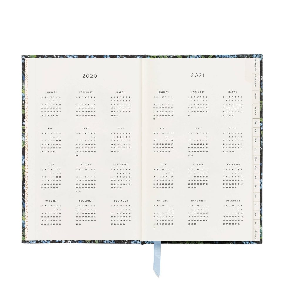 Rifle Paper Co. – 2020 Cornflower Hard Cover Agenda