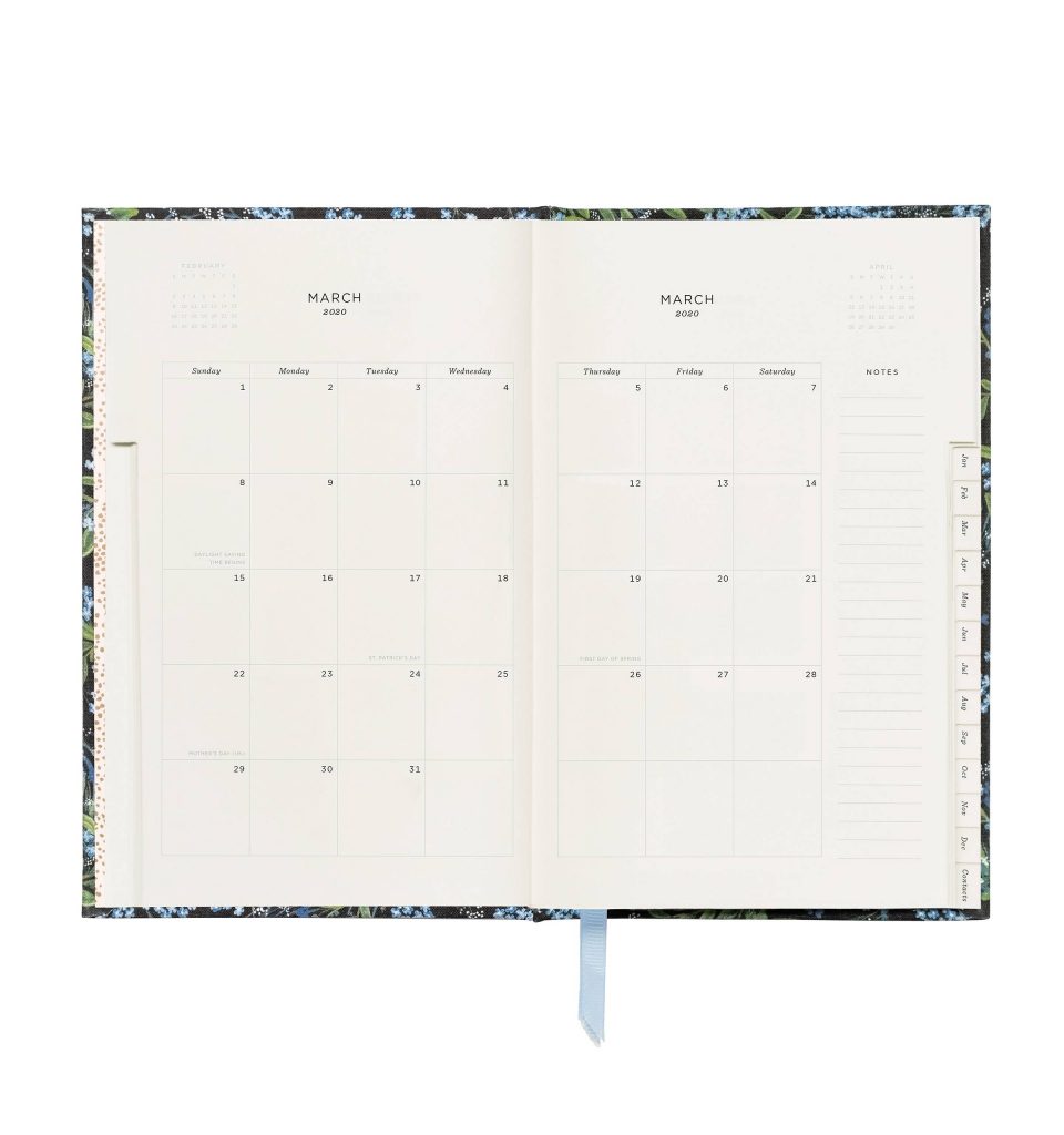 Rifle Paper Co. – 2020 Cornflower Hard Cover Agenda