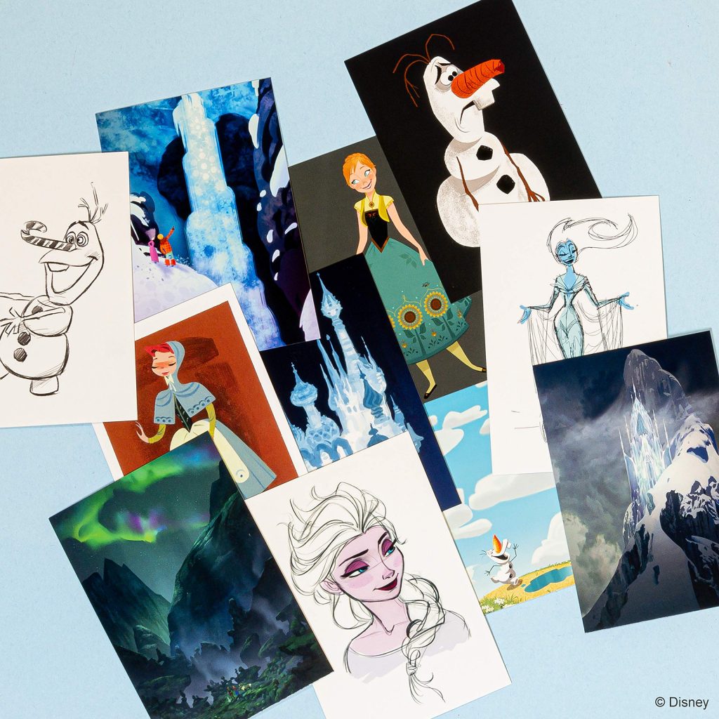 Disney Frozen Postcard Box