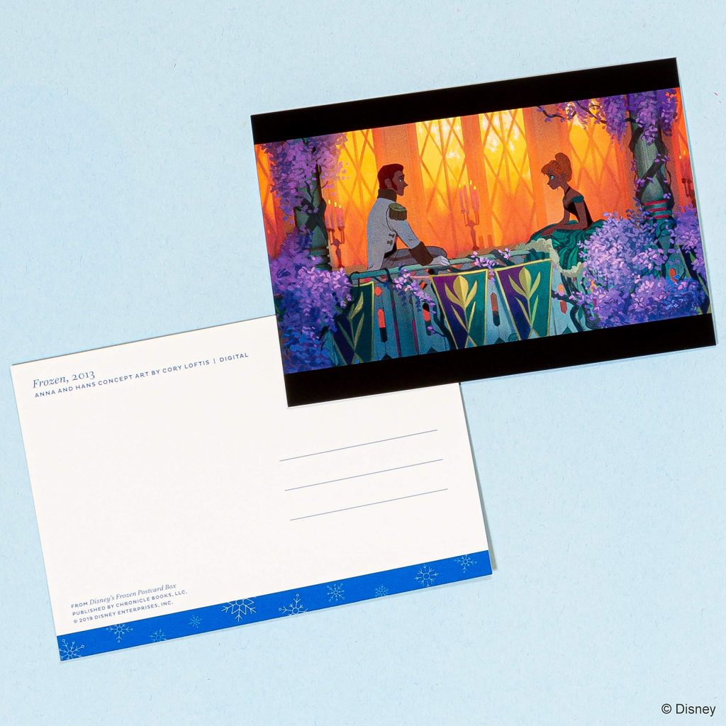 Disney Frozen Postcard Box