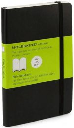 Moleskine Classic Notebook (Pocket, Plain, Black, Softcover)
