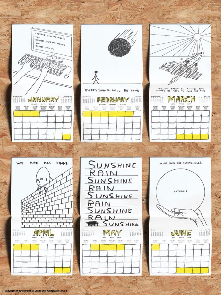 David Shrigley 2020 Calendar
