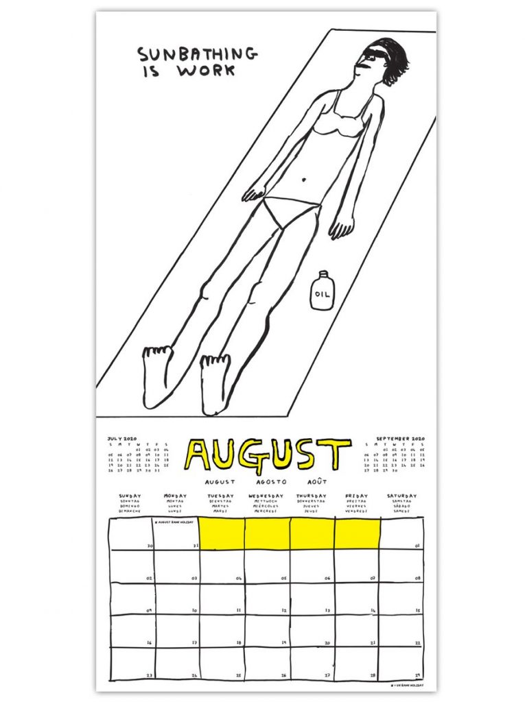 David Shrigley 2020 Calendar