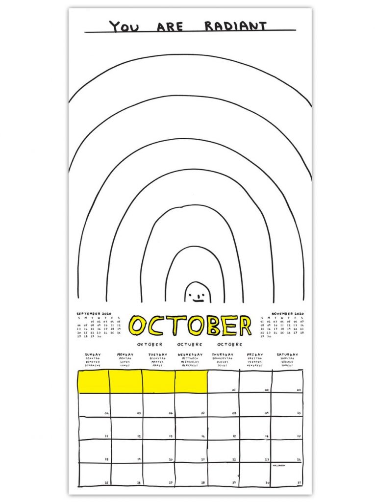 David Shrigley 2020 Calendar