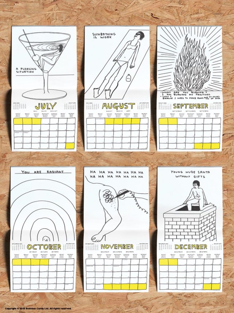 David Shrigley 2020 Calendar