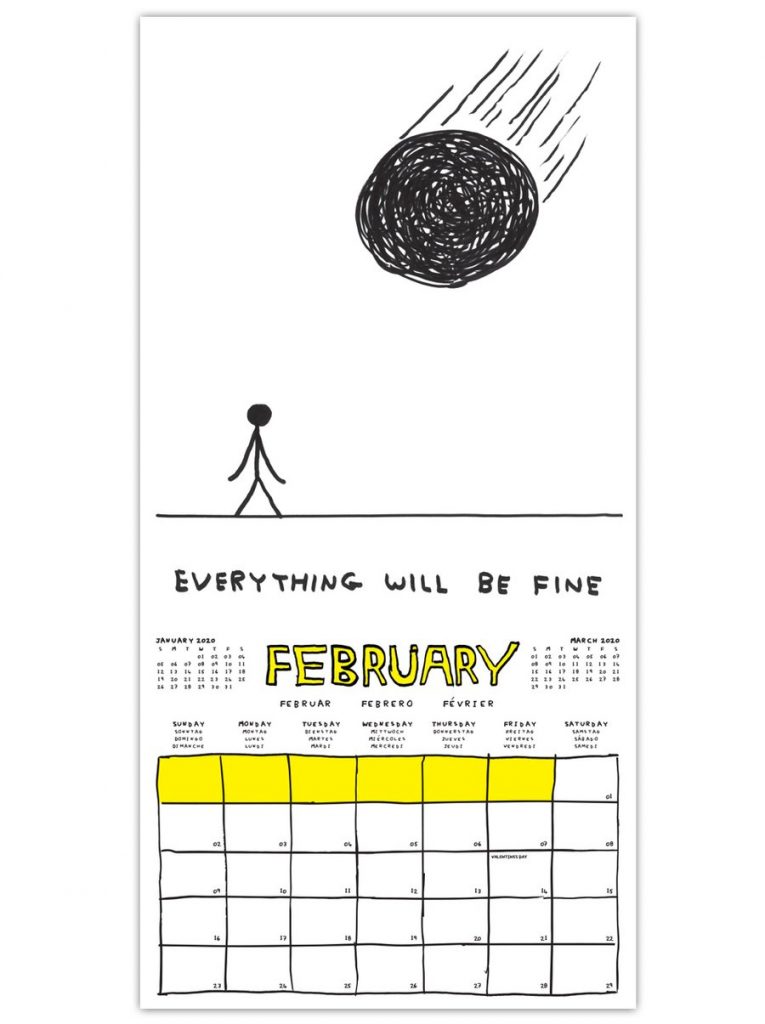 David Shrigley 2020 Calendar