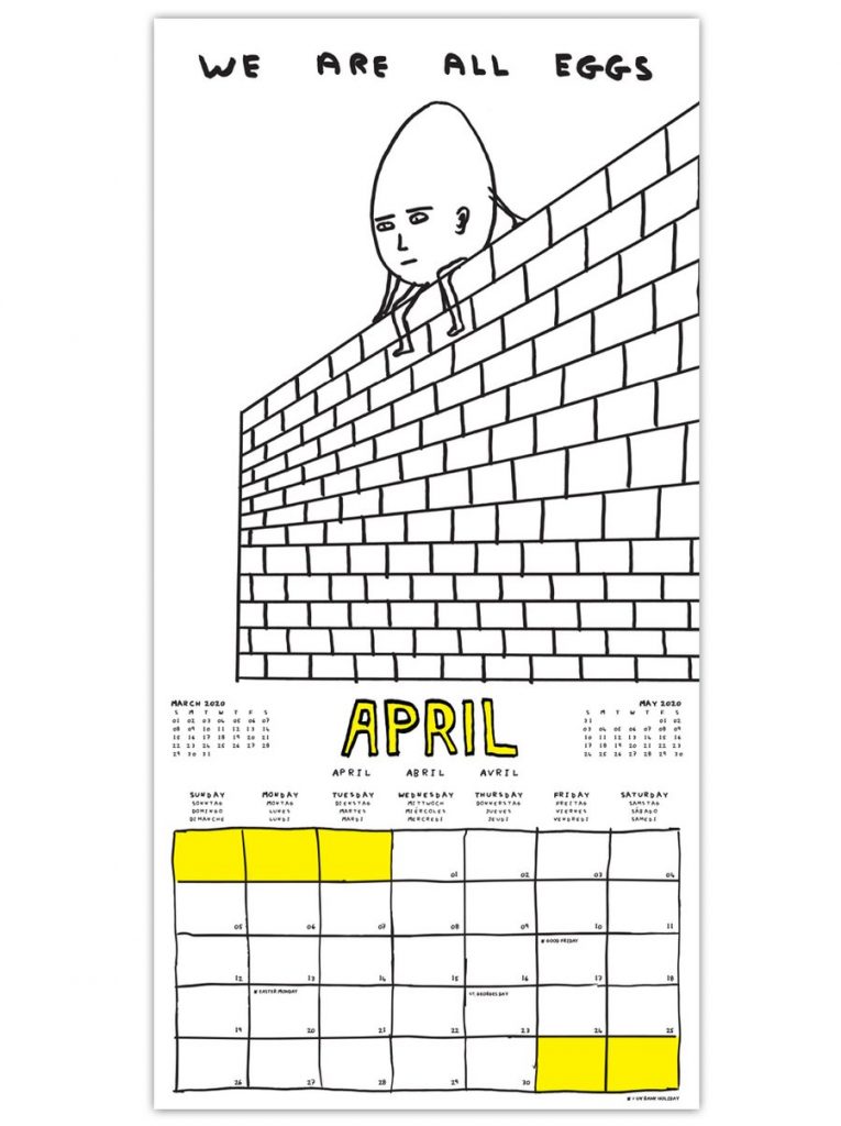 David Shrigley 2020 Calendar