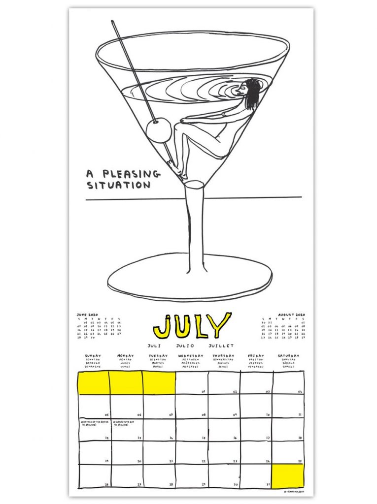 David Shrigley 2020 Calendar