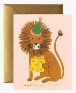 Rifle Paper Co. - Lion Birthday (Card + Envelope)