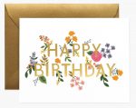 Rifle Paper Co. - Wild Rose Birthday (Card + Envelope)