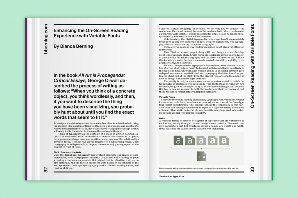 Yearbook of Type 2019/20 (Slanted)