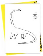 David Shrigley Greetings Card - Dinosaur
