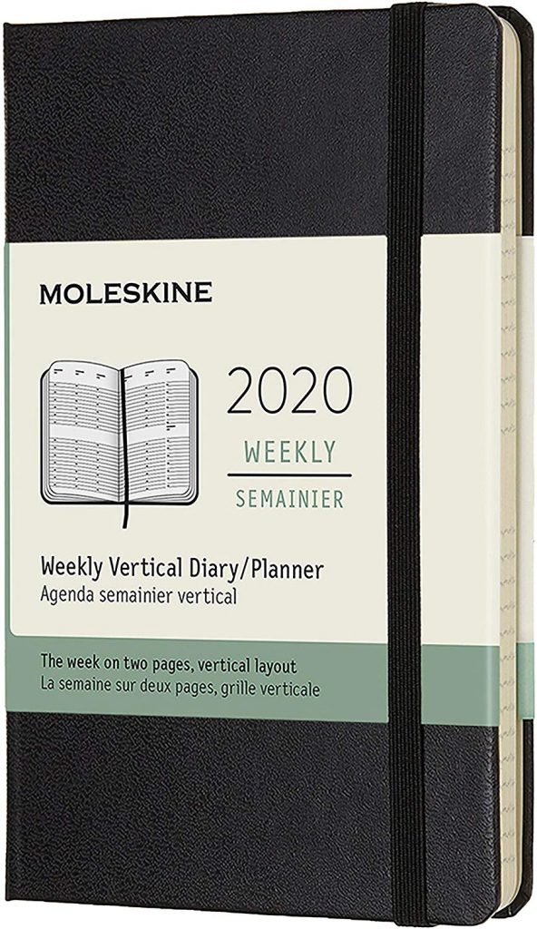 Moleskine Classic 2020 Weekly Planner (Vertical, Hard Cover, Poc