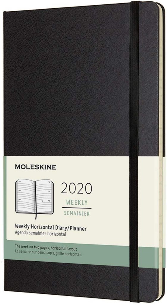 Moleskine Classic 2020 Weekly Planner (Horizontal, Hard Cover, L