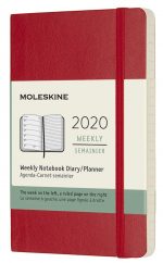 Moleskine Classic 2020 Weekly Planner (Soft Cover, Pocket, Scarlet Red)
